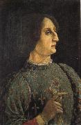 Piero pollaiolo Portrait of Galeazzo Maria Sforza oil painting picture wholesale